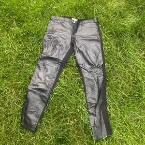 Banana Republic leather pants. Size 6